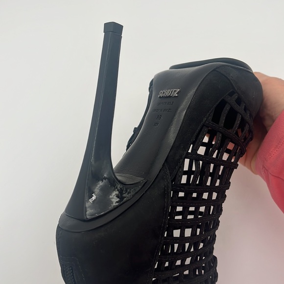 SCHUTZ Women’s Black Ankle Boots Size 9 - Picture 7 of 13